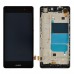 Дисплей для Huawei P8 Lite (ALE L21/L20/L22) з тачскрином та рамкою в зборі, колір чорний, Orig PRC миниатюра 1