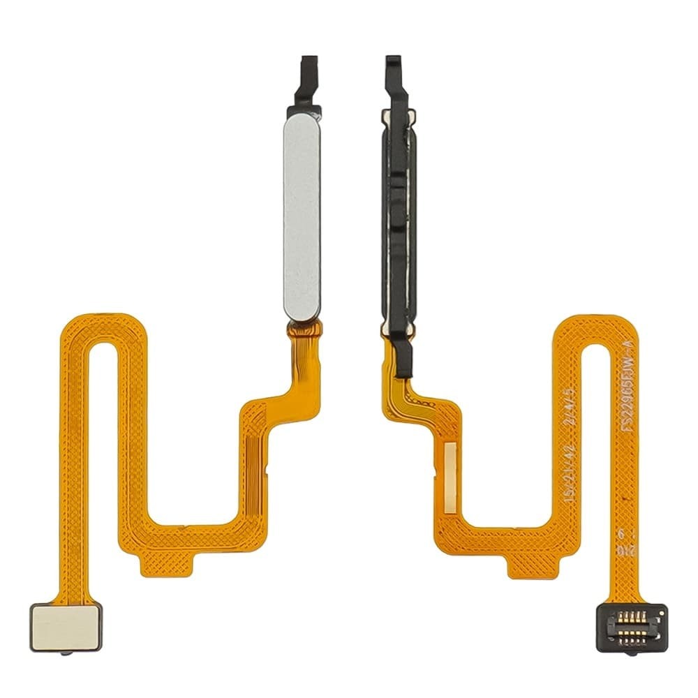 Шлейф для Xiaomi Redmi Note 11 Pro, с кнопкой включения и сканером отпечатка, цвет белый фото 1