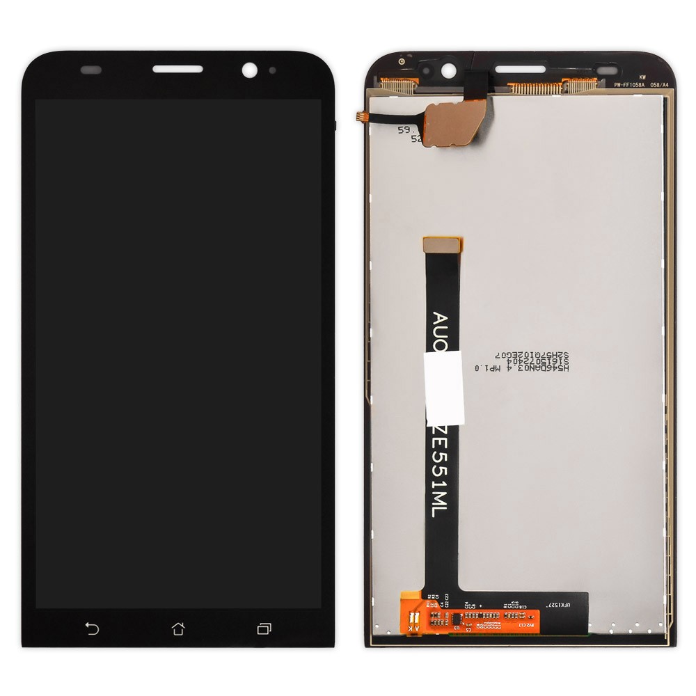 Дисплей Asus ZenFone 2 (ZE551ML) с тачскрином в сборе, цвет черный, Orig PRC фото 1