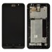 Дисплей для Asus ZenFone 2 (ZE551ML) з тачскрином та рамкою в зборі, колір чорний миниатюра 1