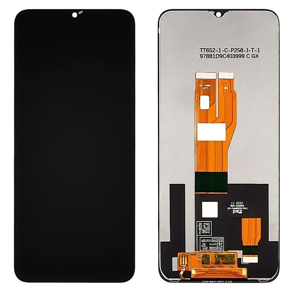 Дисплей для Realme C30/Realme C30S, з тачскріном в зборі, колір чорний, оригінал Китай фото 1