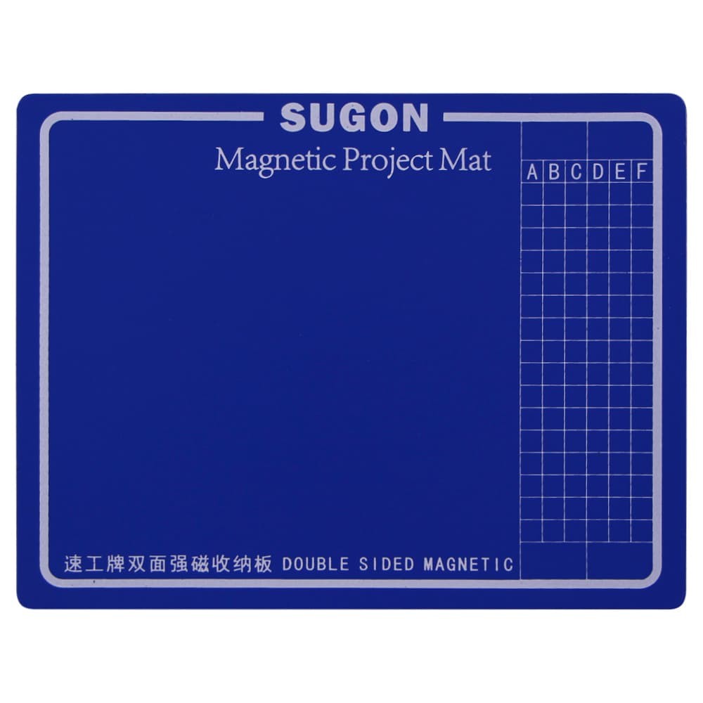 Магнитный мат универсальный Sugon двусторонний, для раскладки винтов и запчастей при разборке портативной техники фото 1