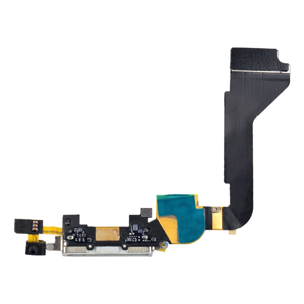 Шлейф для iPhone 4 з роз'ємом зарядки, колір білий фото 2