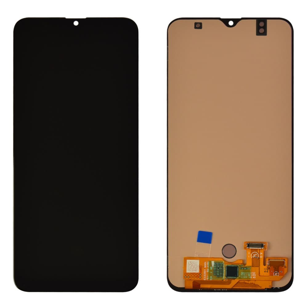 Дисплей для Samsung A307F /DS Galaxy A30s (2019) с тачскрином в сборе, цвет черный, OLED фото 1
