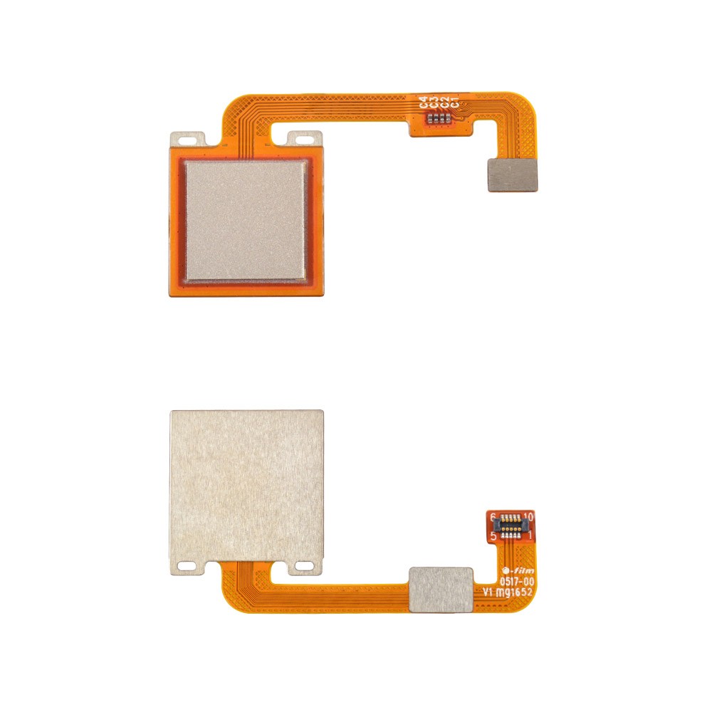 Шлейф Xiaomi Redmi Note 4X із зовнішнім сканером відбитка пальця, колір золотий фото 1