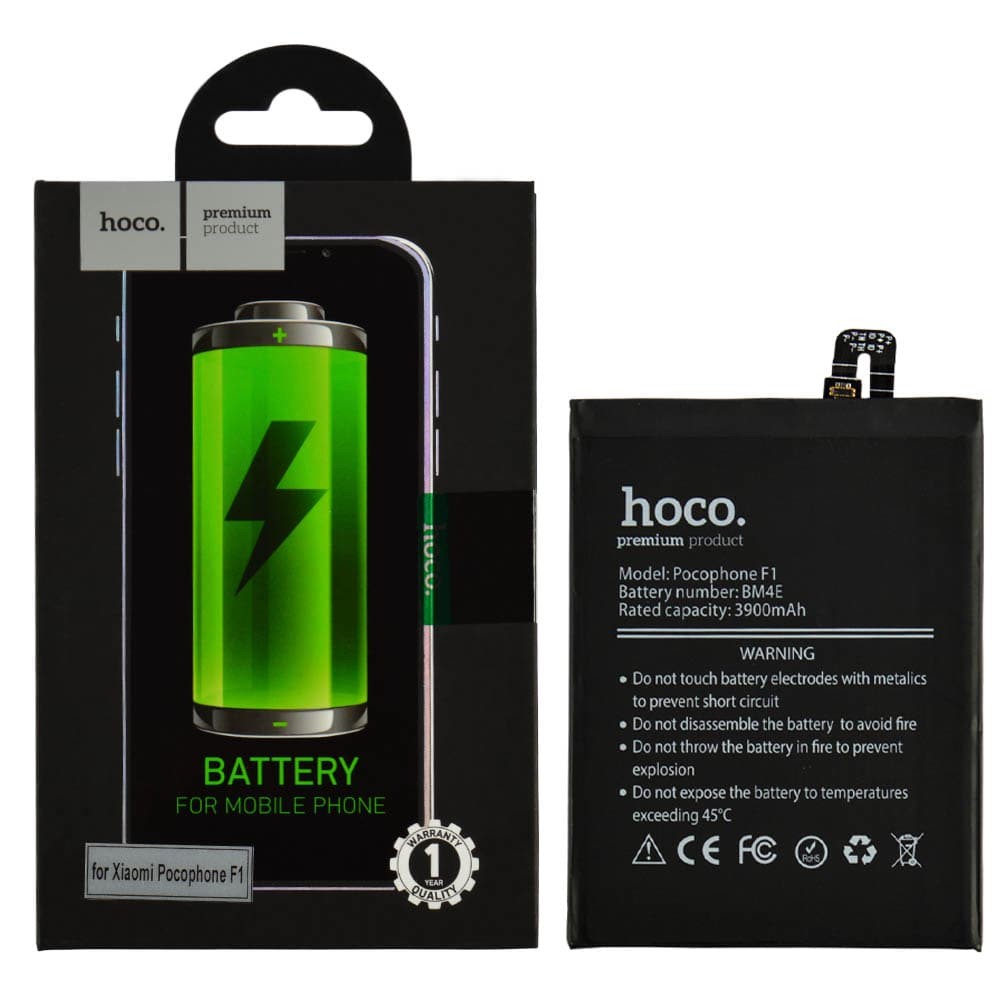 Аккумулятор BM4E для Xiaomi Pocophone F1, HOCO, 4000 mAh фото 1