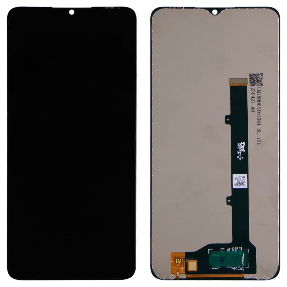Дисплей для ZTE Blade A52, з тачскріном в зборі, колір чорний, уцінка фото 1
