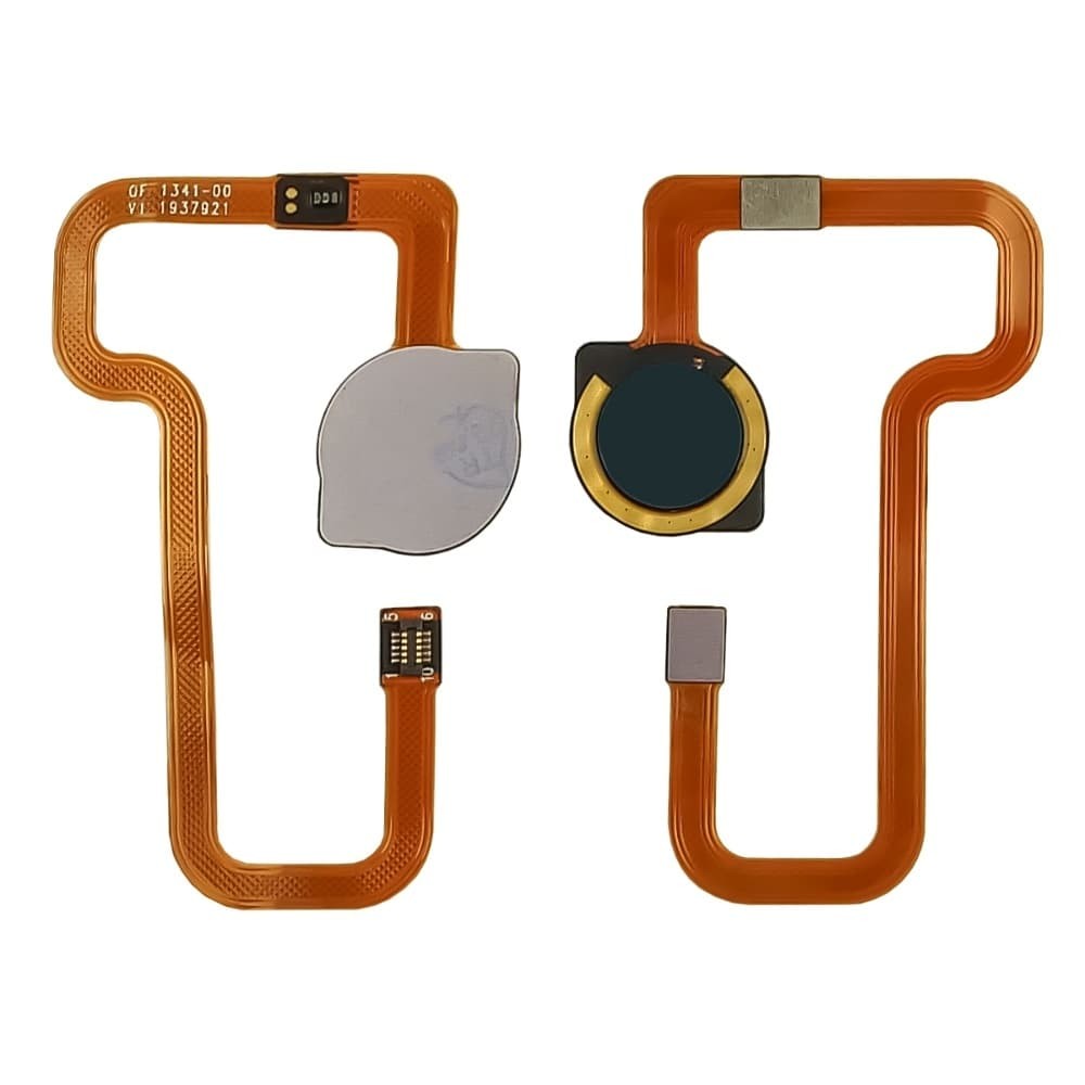 Шлейф для Xiaomi Redmi Note 8T, зі сканером відбитка, колір чорний фото 1