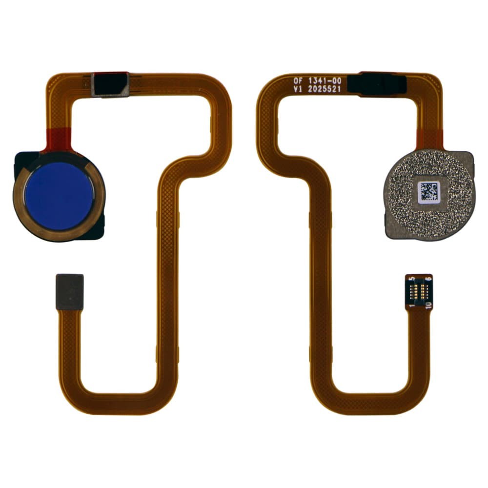 Шлейф для Xiaomi Redmi Note 8T, зі сканером відбитка, колір синій фото 1