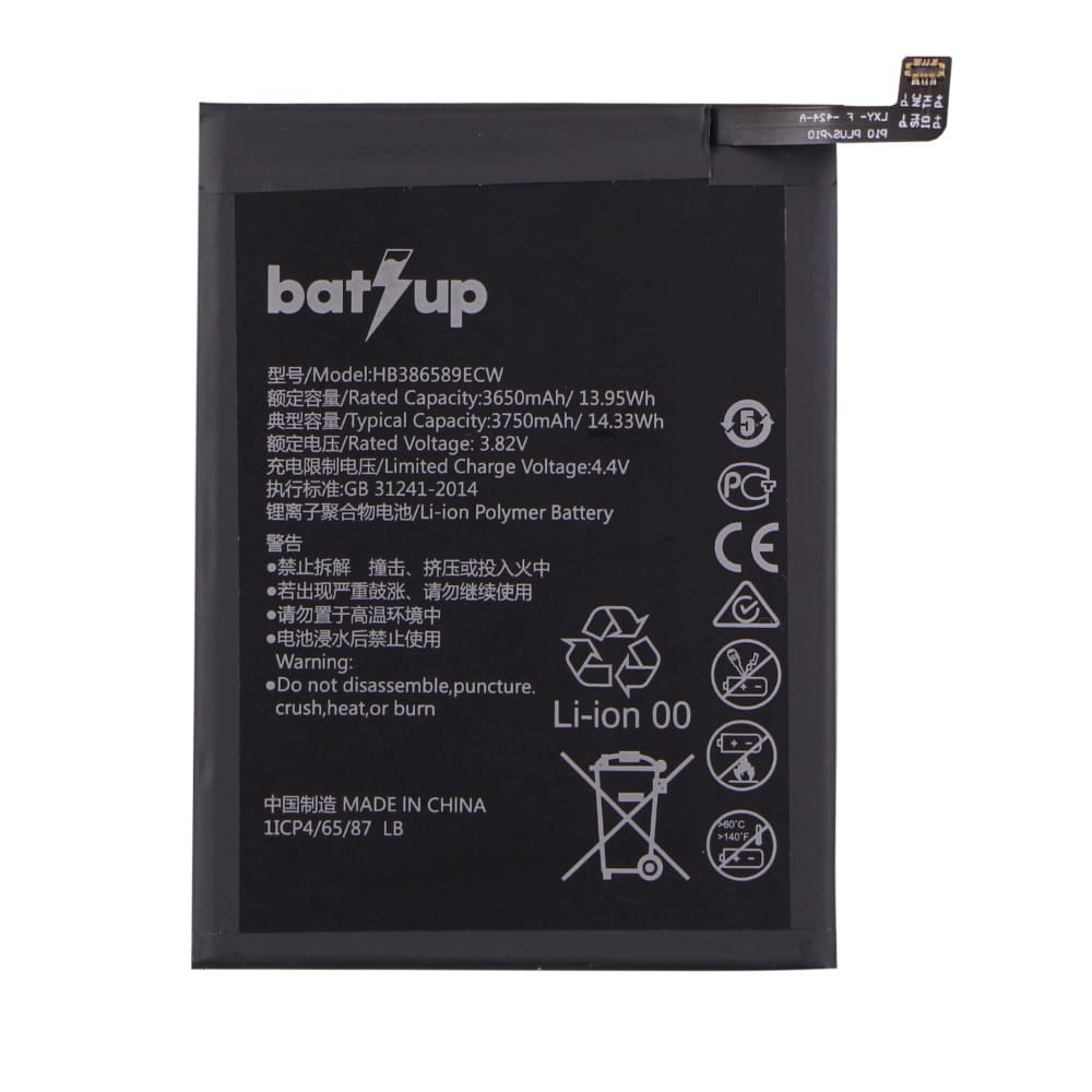 Акумулятор HB386590ECW/HB386589ECW для Huawei Honor 8X, Honor 20, Mate 20 Lite, BatUp фото 1