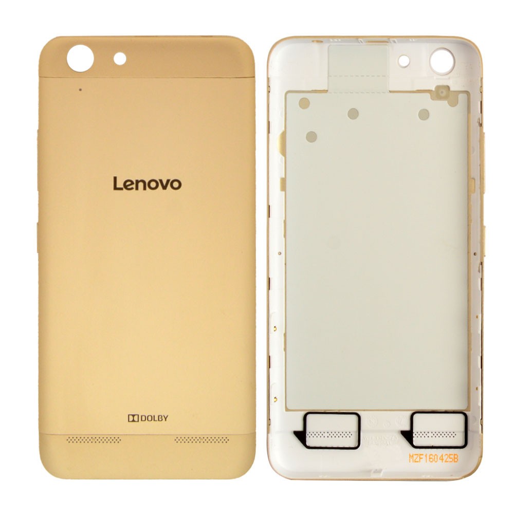 Задняя крышка для Lenovo A6020a40 Vibe K5, цвет золотой фото 1