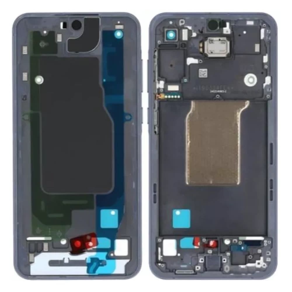 Рамка дисплея для Samsung A556 Galaxy A55, колір чорний фото 1