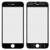 Стекло iPhone 6S, цвет черный, с рамкой миниатюра 1