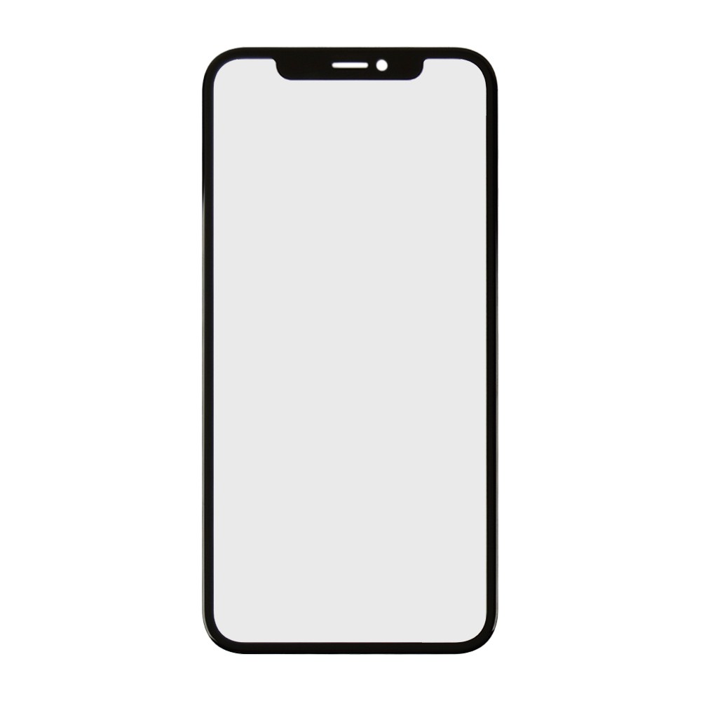Len iPhone XR (6.1) + OCA (black) фото 1 Скло для iPhone XR (6.1) із OCA плівкою, колір чорний фото 1