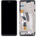 Дисплей для Motorola XT2171 Moto G51 5G, с тачскрином и рамкой, черный миниатюра 1