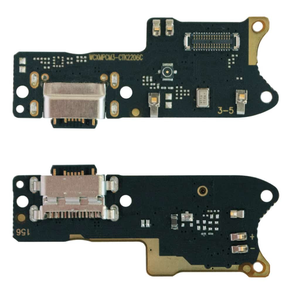 Разъем зарядки для Xiaomi Redmi 9T/ Poco M3, с нижней платой фото 1