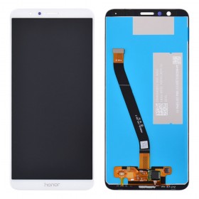 Дисплей для Huawei Honor 7X (BND-L21) с тачскрином в сборе, китай,  цвет белый, без рамки