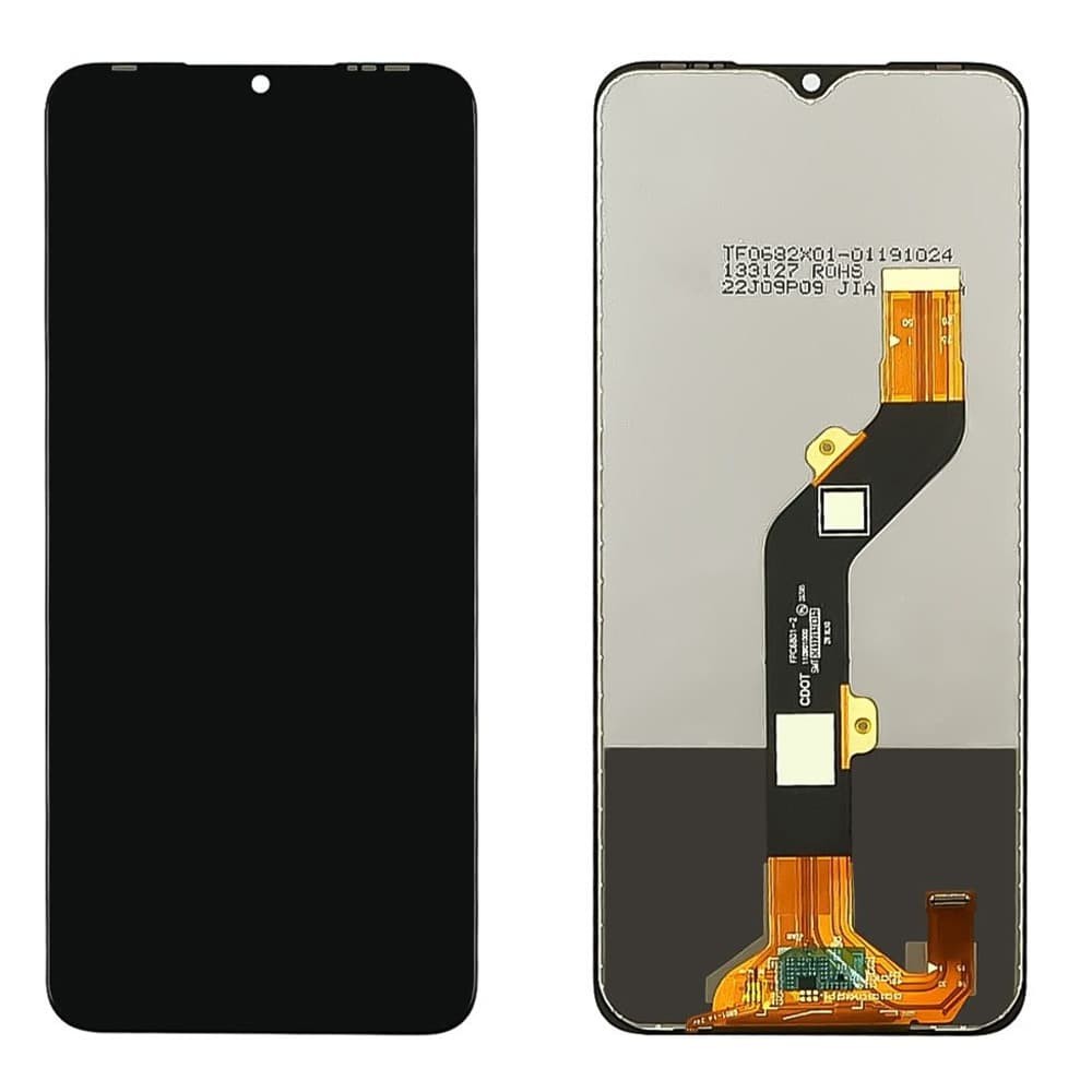 Дисплей для Infinix Hot 10 Play X688C/ Hot 11 Play X688B, з тачскріном в зборі, колір чорний, IPS фото 2