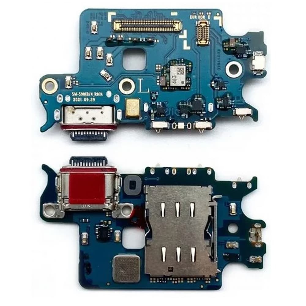Разъем зарядки для Samsung S901B Galaxy S22 5G + разъем сим карты фото 1