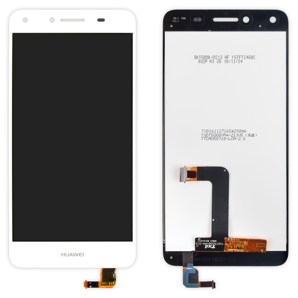 Дисплей Huawei Y5 II/Honor 5/Honor Play 5 (CUN-U29/CUN-L21) з тачскрином у зборі, колір білий (TEST OK), уцінка фото 1