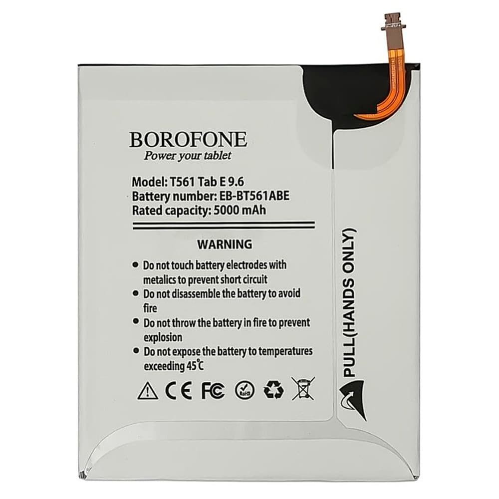 Акумулятор для Samsung T561 Tab E 9.6 ( EB-BT561ABE), Borofone фото 1