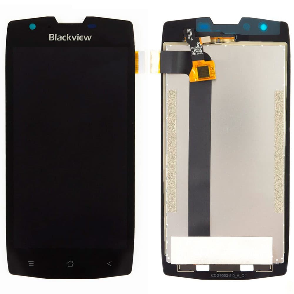 Дисплей для Blackview BV7000, BV7000 Pro з тачскрином у зборі, колір чорний фото 1