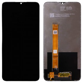 Дисплей для Realme 5i, Realme 6i, Realme C3 с тачскрином в сборе, оригинал, без рамки, tft5k3014-h,  цвет черный