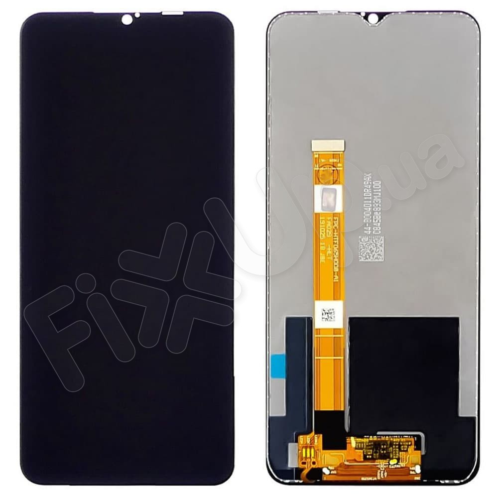Дисплей для Realme 5, Realme 6i, Realme C3 з тачскрином у зборі TFT5K3014-H, колір чорний, Китай високої якості фото 1