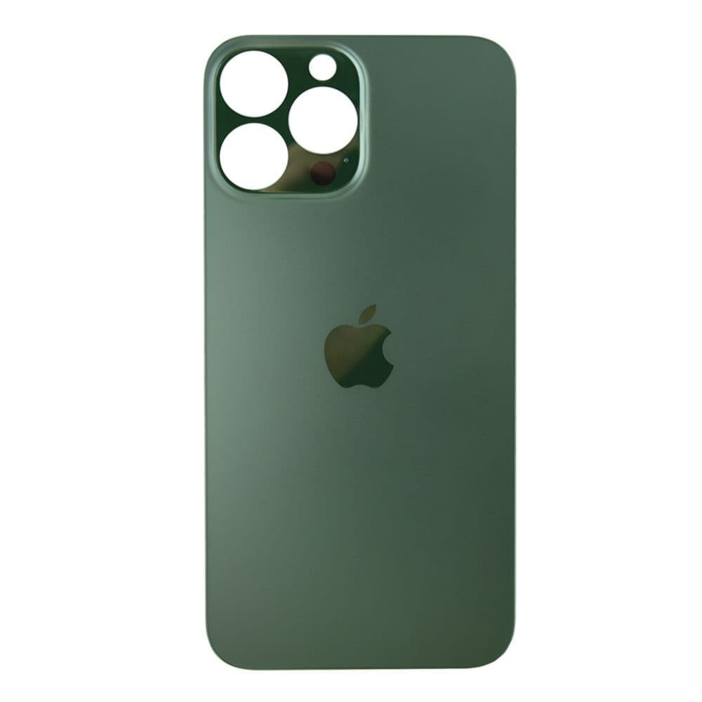 Задняя крышка для iPhone 13 Pro Max, цвет зеленый, с большим отверстием под камеру фото 1