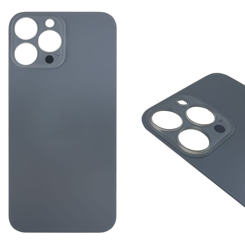 Задняя крышка для iPhone 13 Pro Max, цвет sierra blue, с большим отверстием под камеру фото 1