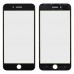 Стекло с рамкой для iPhone 8 Plus, цвет черный миниатюра 1