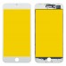 Скло з рамкою для iPhone 8 Plus, колір білий миниатюра 1