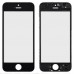Скло iPhone 5S, з рамкою, колір чорний миниатюра 1