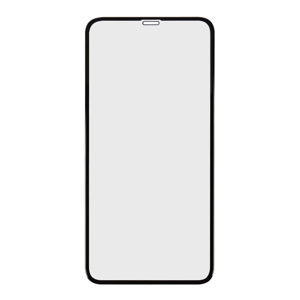 Захисне скло для iPhone XS Max, 11 Pro Max (3D A+), колір чорний фото 1