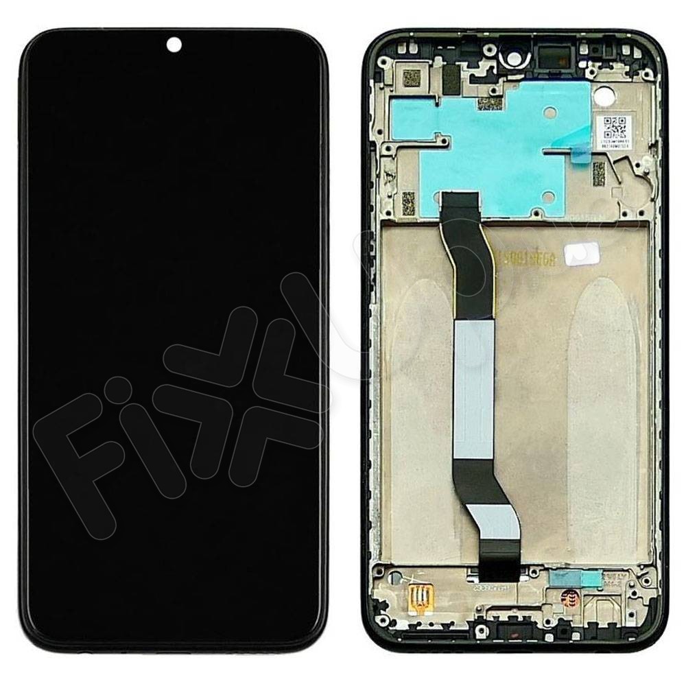 Дисплей для Xiaomi Redmi Note 8 з тачскрином та рамкою в зборі, колір чорний фото 1