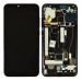 Дисплей для Xiaomi Mi8 Pro с тачскрином и рамкой в сборе, цвет черный, оригинал миниатюра 1