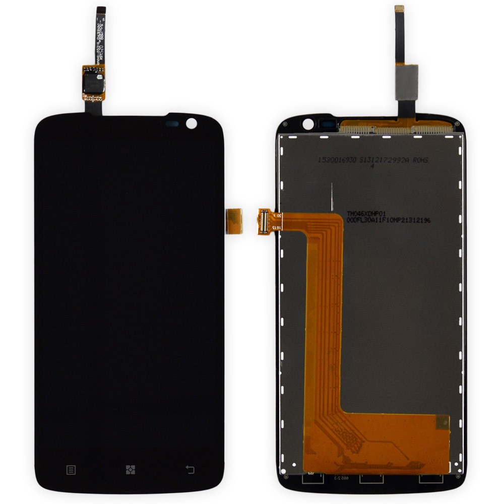 Дисплей Lenovo S820 с тачскрином в сборе, цвет черный фото 1