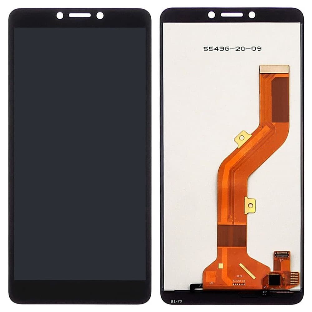 Дисплей для Tecno Pop 2F (B1F) с тачскрином в сборе, цвет черный фото 1