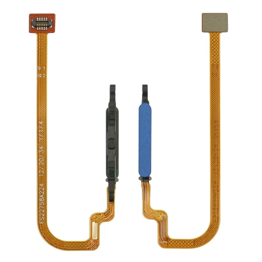 Шлейф для Xiaomi Redmi 9T/ Poco M3 Touch ID, цвет синий фото 1