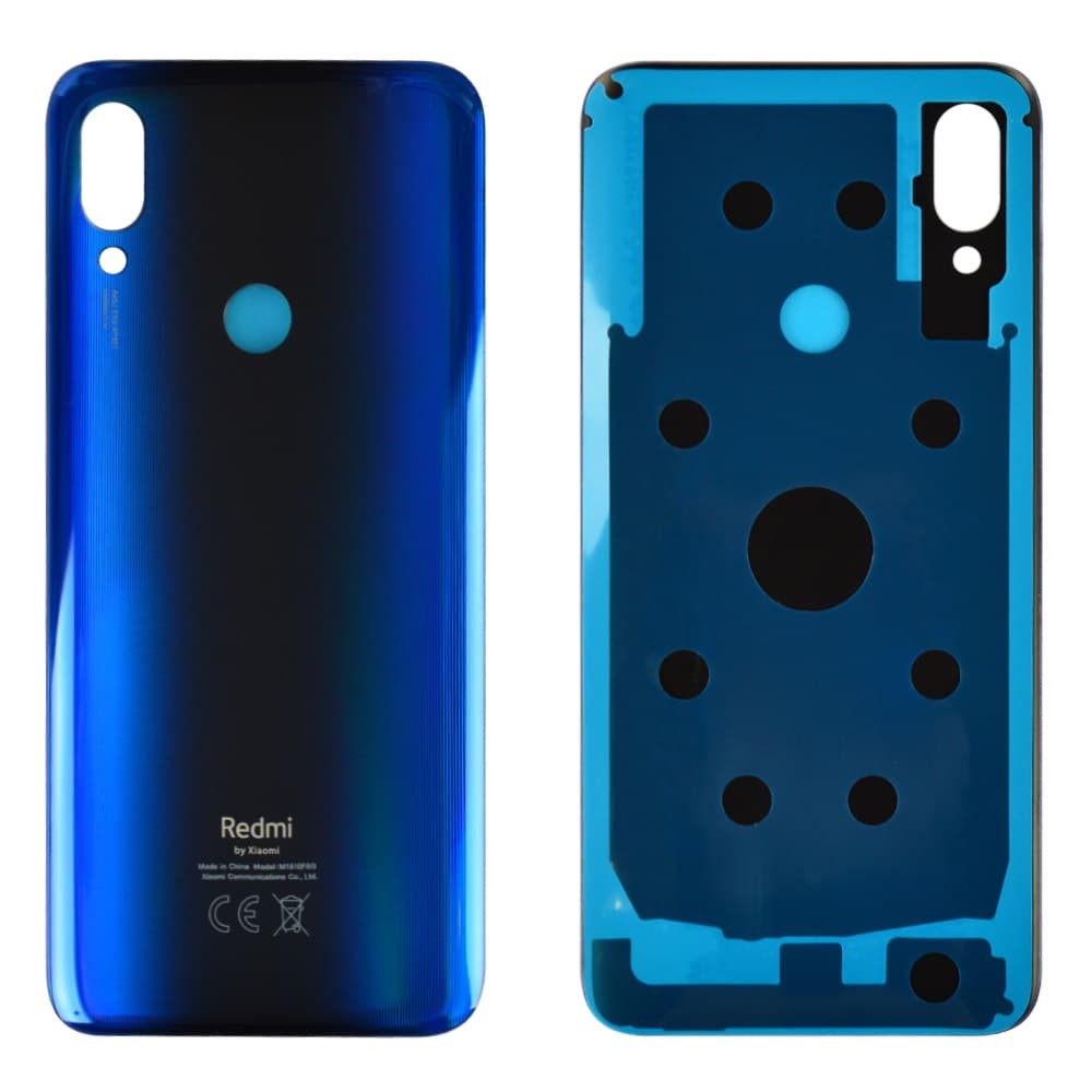 Задняя крышка для Xiaomi Redmi 7, цвет синий фото 1
