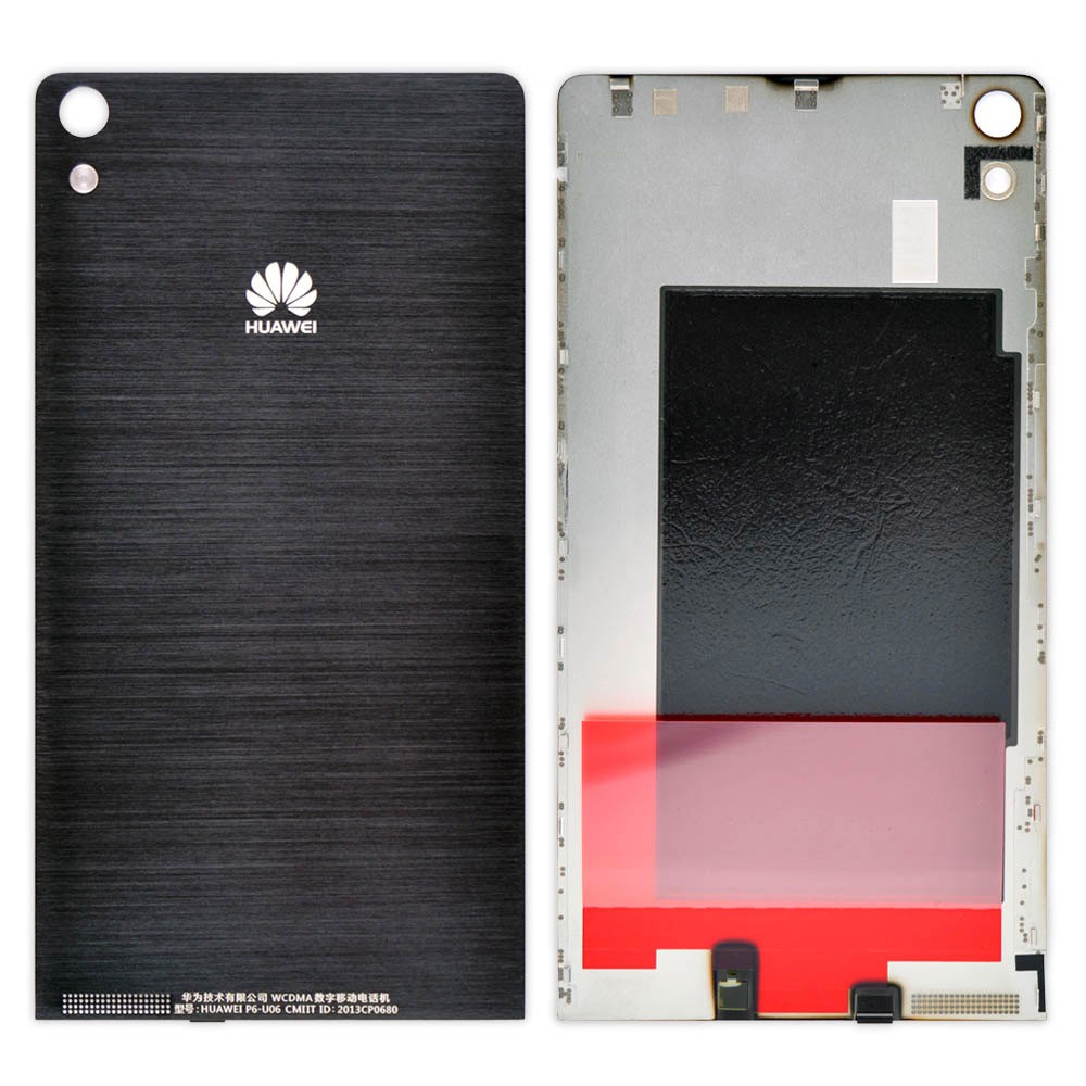 Задняя крышка Huawei Ascend P6-U06, цвет черный фото 1