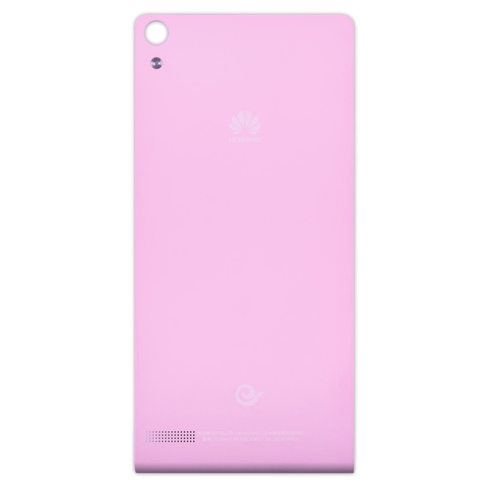 Задняя крышка Huawei Ascend P6-U20 (цвет розовый) фото 1
