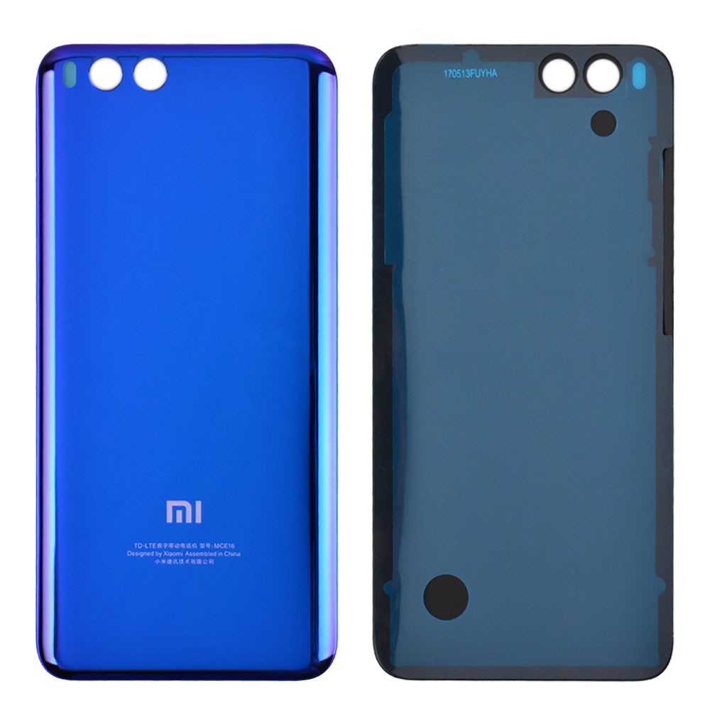 Задняя крышка Xiaomi Mi6, цвет синий, оригинал, уценка фото 1