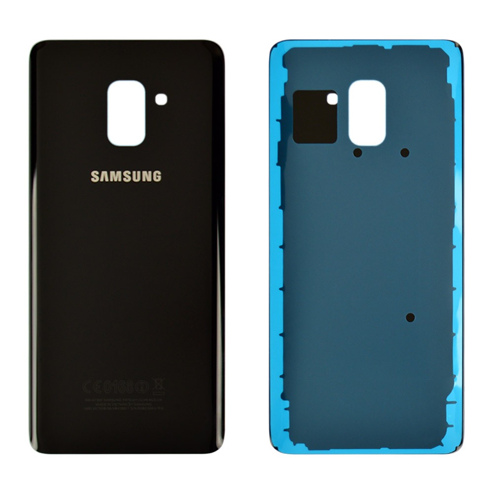 Задняя крышка для Samsung A730 Galaxy A8 Plus (2018), цвет черный фото 1