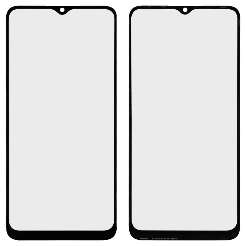 Стекло корпуса для Oppo A15, A15s + OCA, цвет черный фото 1