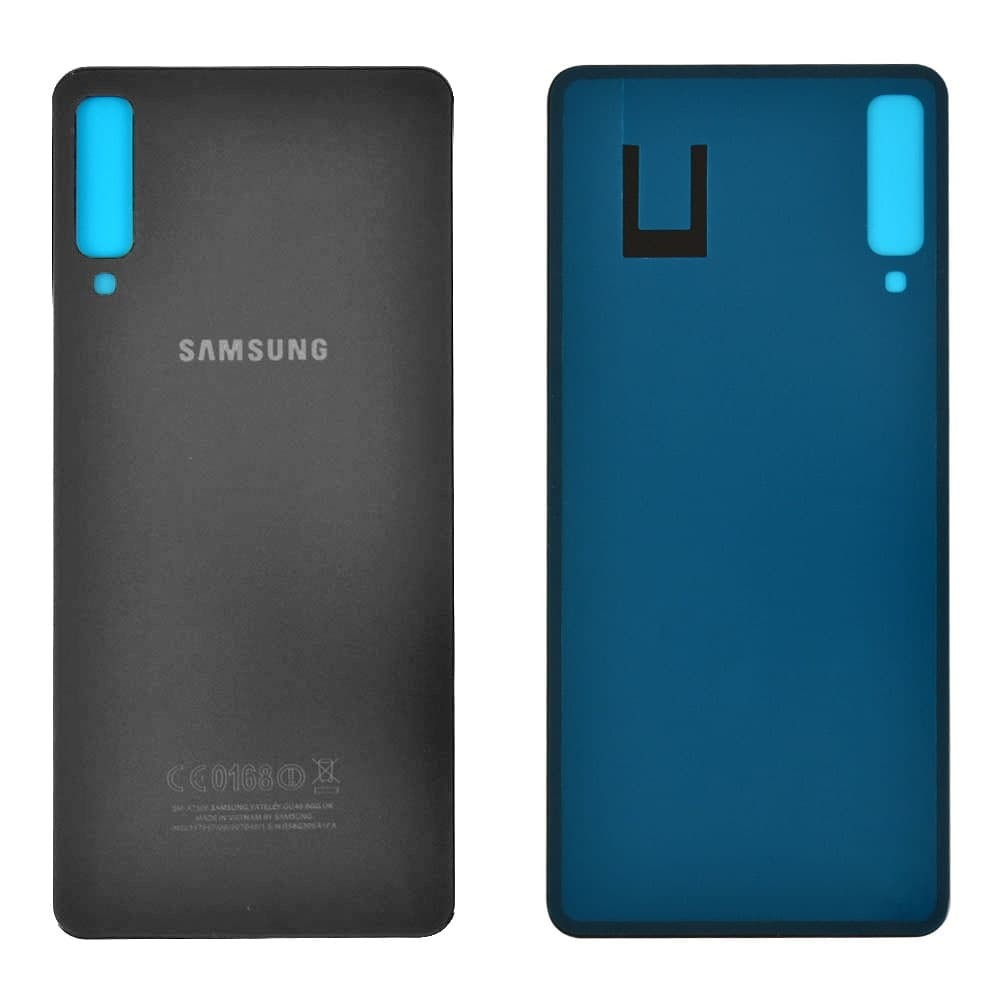 Задня кришка для Samsung A750 Galaxy A7 (2018), колір сірий фото 1