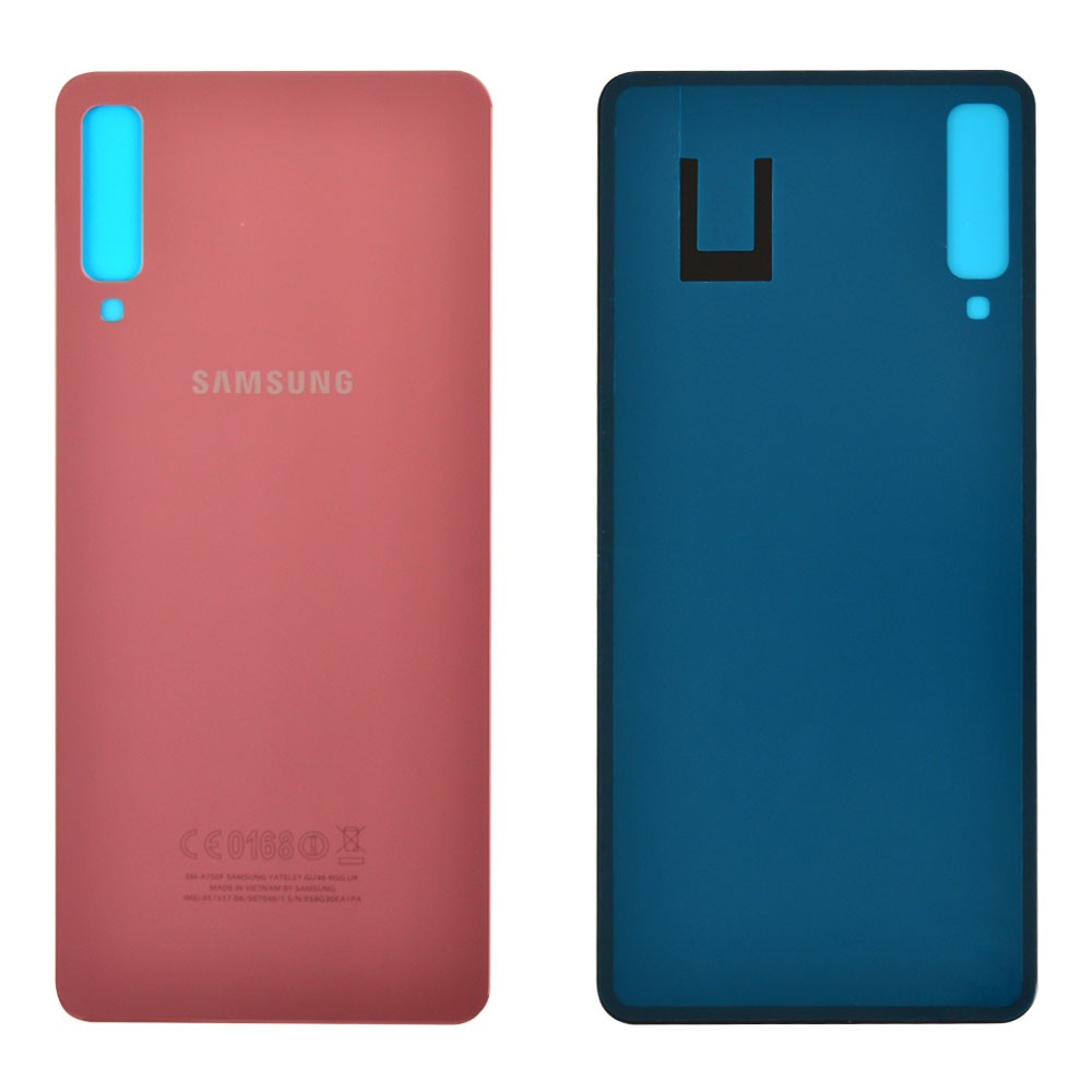 Задняя крышка для Samsung A750 Galaxy A7 (2018), цвет розовый фото 1