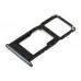 Держатель сим карты для Huawei P Smart 2019, Honor 10 Lite (POT-L21/POT-LX1), цвет черный миниатюра 1