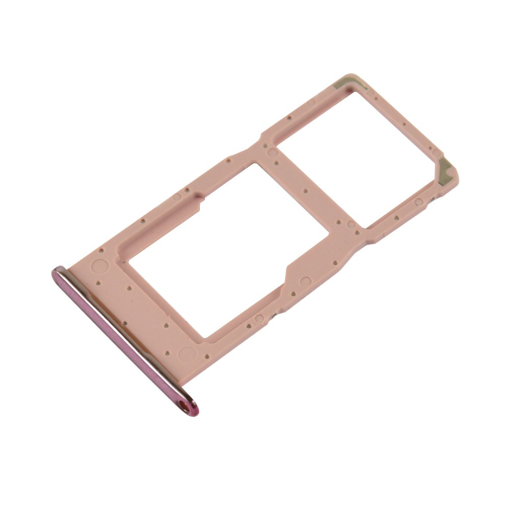 Держатель сим карты для Huawei P Smart 2019, цвет розовый фото 1