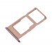 Держатель сим карты для Huawei P Smart 2019, цвет розовый миниатюра 1